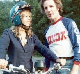 Steve and Sally at Charity Motor  Cross Race - 1980