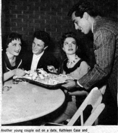 Steve Rowland with Kathy Case, Natalie Wood and Perry Lopez