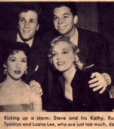 Steve Rowland with Rusty Tamblyn, Kathy Case and Luana Lee